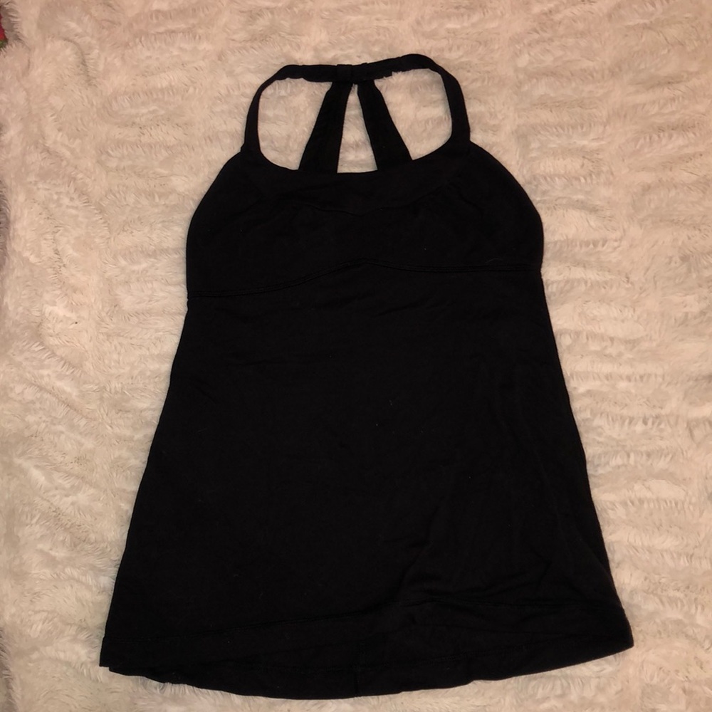 Lululemon halter top with built in bra